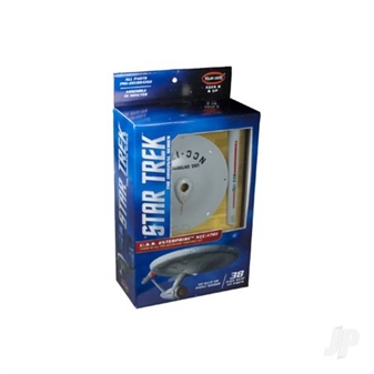 1:1000 Star Trek TOS U.S.S. Enterprise Window Box (Pre-decorated) (Snap Kit)