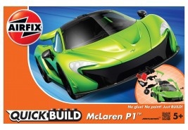 Airfix Quick Build Plastic Kit McLaren P1 Green - J6021