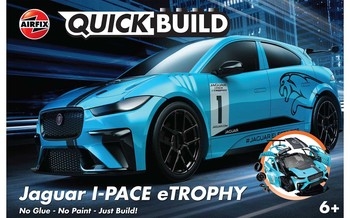 Airfix Quick Build Plastic Kit Jaguar I-PACE eTROPHY - J6033