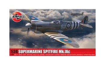 Airfix 124 Scale Plastic Kit Supermarine Spitfire MkIXc - A17001