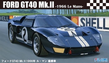 Ford GT40 MkII 1966 Le Mans Winner 124 Plastic Model kit