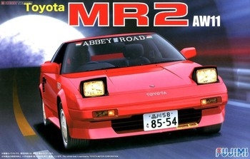 Toyota MR2 AW11 124 Plastic Model Kit