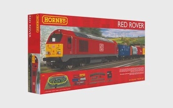Red Rover Train Set Era 11 Hornby OO Gauge Diesel Locomotive Wagons amp Track - R1281 R1281M