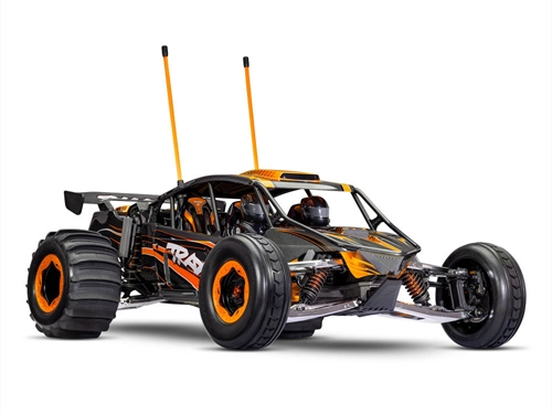 Funco Motorsports Pro Scale 8S 2WD Electric Sand Car Orange +TQi 2-ch VXL-8s Velineon 1200XL TSM  Replica Clipless Body