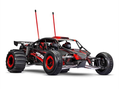 Funco Motorsports Pro Scale 8S 2WD Electric Sand Car Red +TQi 2-ch VXL-8s Velineon 1200XL TSM  Replica Clipless Body