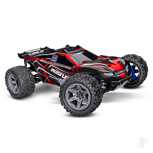 Rustler 4X4 BL-2S 1:10 4WD RTR Brushless Electric Stadium Truck, Red (+ TQ 2-ch, BL-2s, 3300kV)