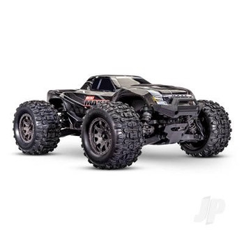Mini Maxx BL-2S 4WD RTR Monster Truck Black + TQi 2-ch BL-2s 2S LiPo USB-C Charger Clipless