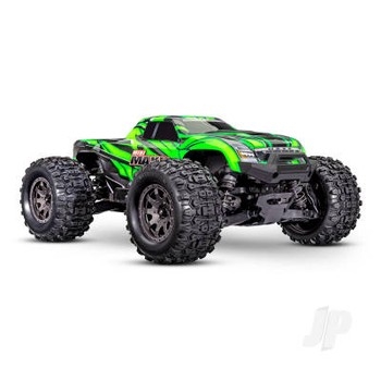 Mini Maxx BL-2S 4WD RTR Monster Truck Green + TQi 2-ch BL-2s 2S LiPo USB-C Charger Clipless
