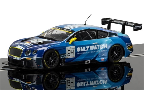 Scalextric Bentley Continental GT3 Team HTP Blue Slot Car - C3846