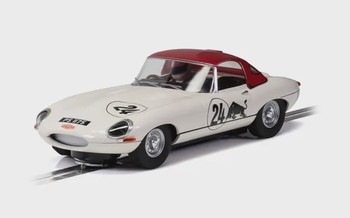 Scalextric Jaguar E-Type - Goodwood Revival - Adrian Newey Slot Car - C4232