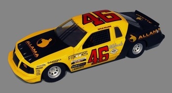 Scalextric Ford Thunderbird - Yellow amp Black No46 Slot Car - C4088