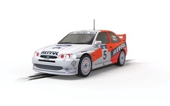 Scalextric 132 Slot Car 4WD Ford Escort Cosworth WRC 1997 Acropolis Rally Carlos Sainz - C4426