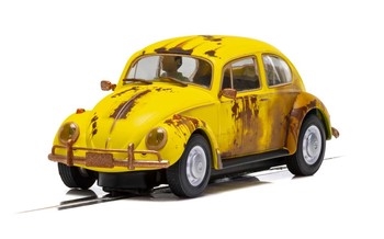 Scalextric Volkswagen Beetle Rusty Yellow Slot Car - C4045