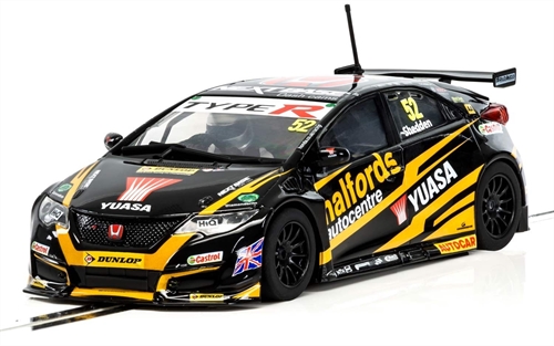 BTCC Honda Civic Type R 2017 Halfords Yuasa