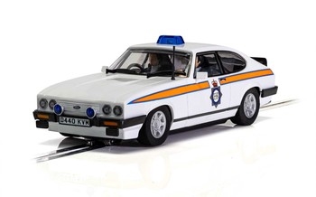 Scalextric Ford Capri MK3 Greater Manchester Police Slot Car - C4153