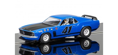 Scalextric Ford Mustang Boss 302 1969 Trans-Am Championship Ed Hinchliff Slot Car - C3613