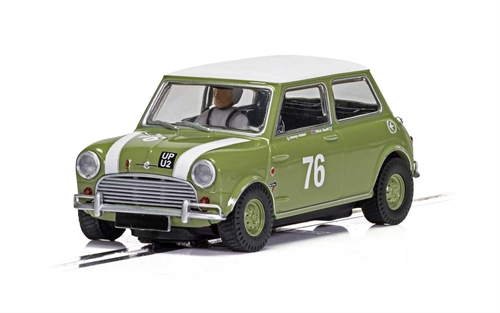 Scalextric Austin Mini Cooper S Goodwood 2018 Johnny Adam Nick Swift Slot Car - C4059